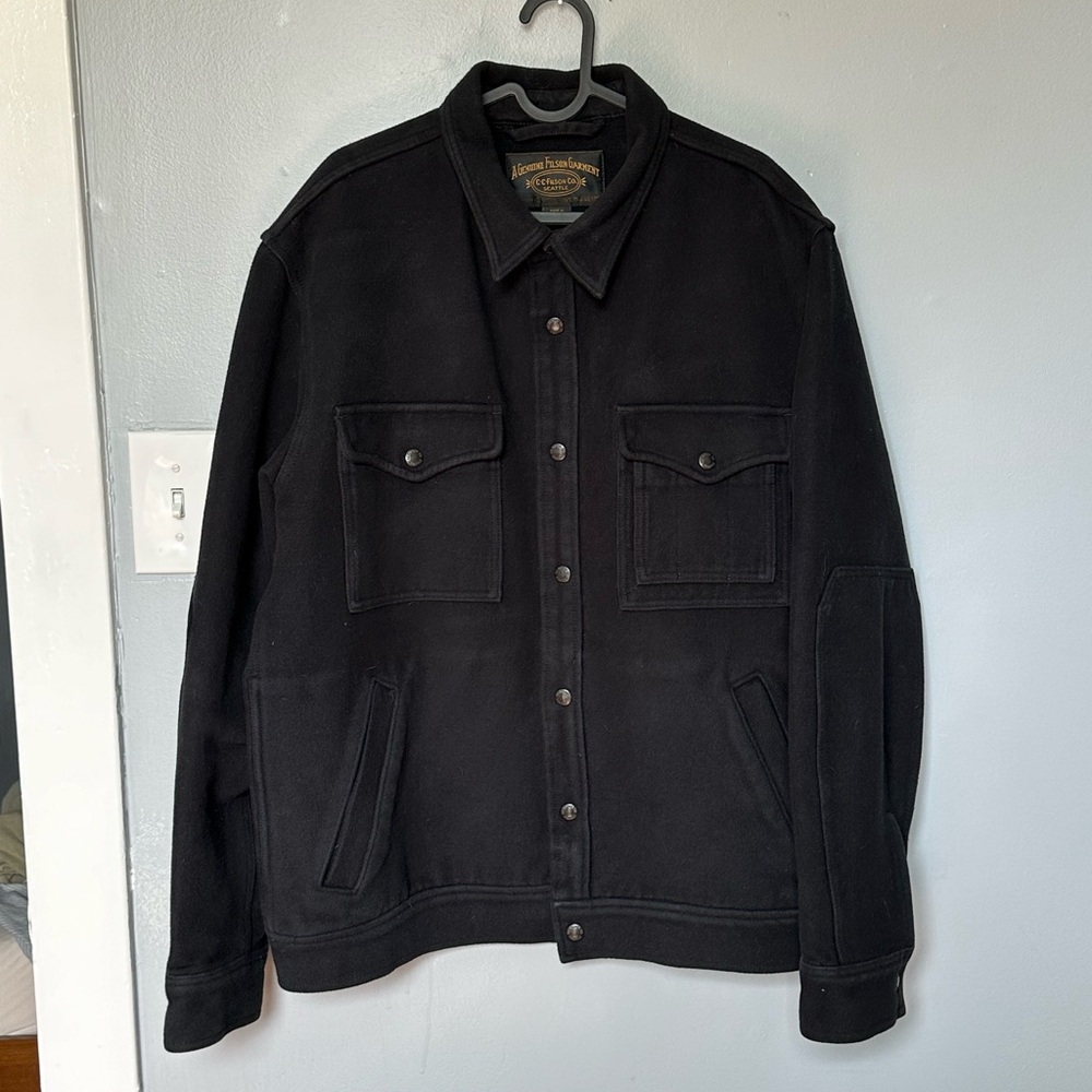 Filson Black Heavyweight Field Jacket
